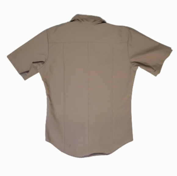 Defense Logistics Agency Men's Uniform Shirt DLA Size M Short Sleeve Wool Blend - Picture 5 of 12